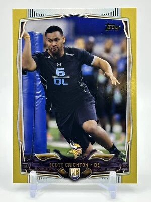 2014 Topps Gold /2014 Scott Crichton #404 Rookie RC - Image 1 of 2