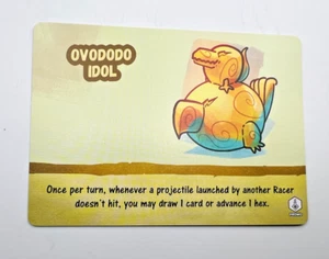 Tarjeta promocional Dodos Riding Dinos Dash Ovododo Idol Dice Tower Kickstarter 2024 - Imagen 1 de 2