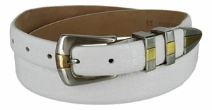 Alexander Men's Belt Genuine Full-Grain Cowhide Leather Designer Dress Belt - Picture 1 of 13