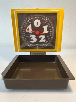 Редкие и очаровательные винтажные немецкие настенные весы 70-х WESTA макс. 5 кг - Изображение 1 из 4