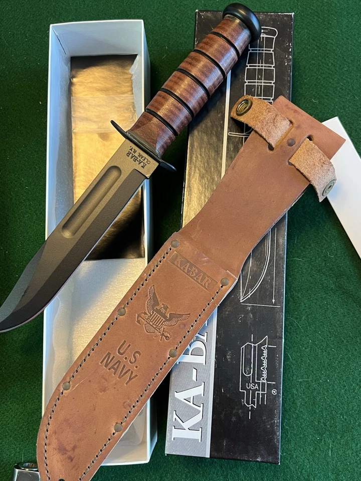 KA-BAR 02-1225 USN Olean. NY. NUEVO en la caja Foto 1 de 1