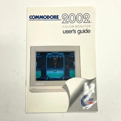 2002 Commodore Color Monitor User's Guide for C64 Computers French & English - Image 1 of 4