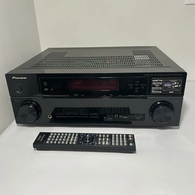 Pioneer VSX 1020-K 7.1 Channel Receiver Bundle with Remote Home Stereo Surround - Image 1 of 4