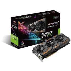 ASUSTek R.O.G. STRIXseries NVIDIA GeForce GTX1070 video card with base cloc 655 - Picture 1 of 9