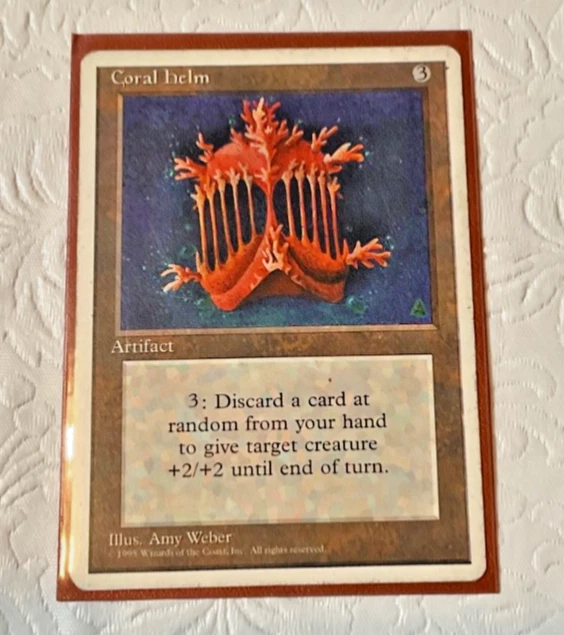 Coral Helm MTG Core Set 4th Edition Regular - Awesome Card - Image 1 of 1