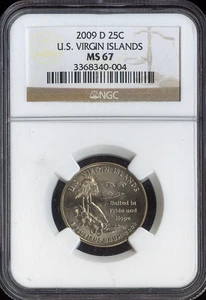 2009-D US Virgin Islands Quarter NGC MS67 Holiday Sale 🎁 - Picture 1 of 2