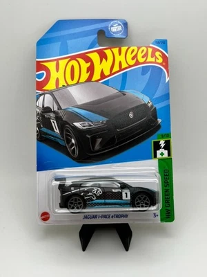 Jaguar I-Pace eTrophy 158/250 HW verde velocidad 9/10 Hot Wheels Foto 1 de 2