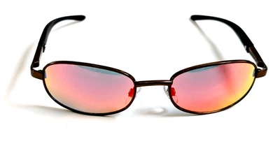 NWT Vintage 90's Rectangle Metal Designer Sport Sunglasses (S. Brown) - Image 1 of 4