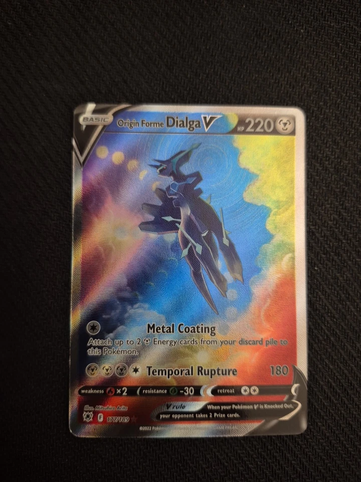 Origin Forme Dialga V (Alternate Full Art) 177/189 Swsh10: Astral Radiance Holo - Image 1 of 2