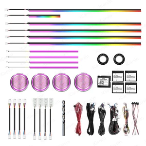 Tira de iluminación ambiental Symphony de 256 colores para BMW X3 X4 F25 F26 2012-2023 - Imagen 1 de 14