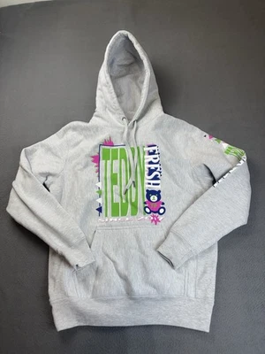 Sudadera con Capucha Teddy Fresh Adulto Extra Pequeña XS Gris Oso Informal Bolsa Pesada Bolsillo Foto 1 de 4