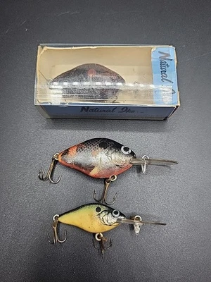Lote de señuelos de pesca Ike natural vintage Foto 1 de 4