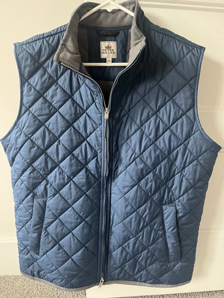 Chaleco de Viaje Acolchado Peter Millar Essex, Negro, Talla Hombre’s M Foto 1 de 4