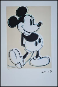ANDY WARHOL * Mickey Mouse * 57 x 38 cm * signed lithograph * limited # 56/100 - Bild 1 von 11