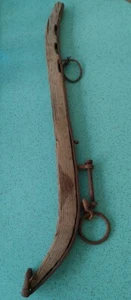 Antique Horse Collar Vintage Harness Yoke Hames Wood and Metal Rustic - Picture 1 of 4