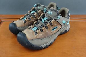 Keen Targhee 3 Boots Women Size 8 Brown Leather Lace Up Waterproof Hiking Shoes