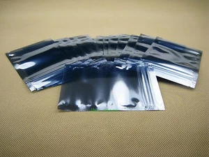 1200 STCK. Antistatische Verpackungstaschen ESD Reißverschlusstaschen 2,2 Zoll x 4 Zoll_55 x 100 mm - Bild 1 von 12