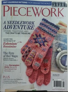 Piecework July Aug 2017 A Needlework Adventure Gloves to Knit FREE SHIPPING sb - Picture 1 of 1