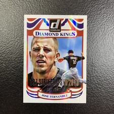 2014 Donruss Stat Line Career #221 Jose Fernandez Diamond Kings #127/187