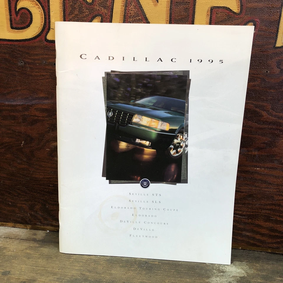 Cadillac 1995 Range Vintage Genuine Sales Brochure US Origin Large Format - image 1 of 4