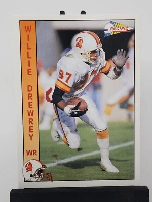 WILLIE DREWREY 1992 PACIFIC #634 TAMPA BAY BUCCANEERS - Image 1 of 2