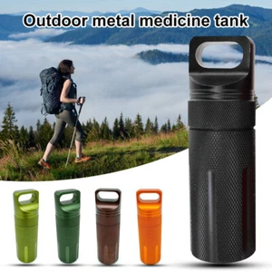 Survival EDC Impermeable Cápsula Sello Botella Estuche Contenedor Caja Portátil Exterior - Imagen 1 de 15