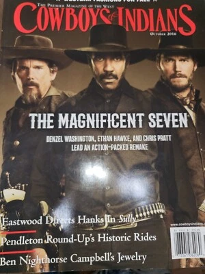 Cowboys & Indians Magazine Lot of 6 2016-2017 The Magnificent Seven Jeff Bridges - Image 1 of 4