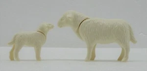 Sheep with Lamb White Playmobil to Sheep Herd Shepherd Animal Farm Country 2424 - Picture 1 of 2