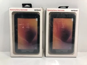 Lot of 2 Verizon Rugged Impact Absorbing Protection Case Samsung Galaxy Tab E 8" - Picture 1 of 4