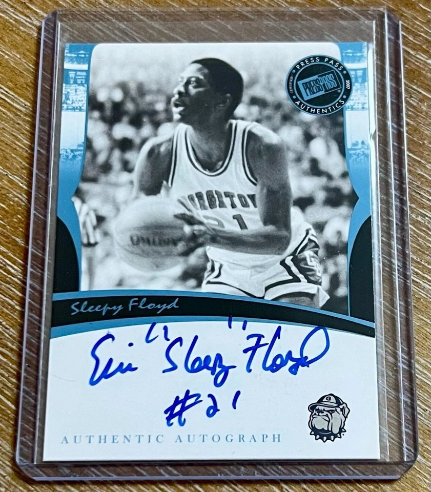 SLEEPY FLOYD 2006 Press Pass Legends SIGNATURES AUTO SP /16 MADE "ERIC FLOYD" ! - Image 1 of 1