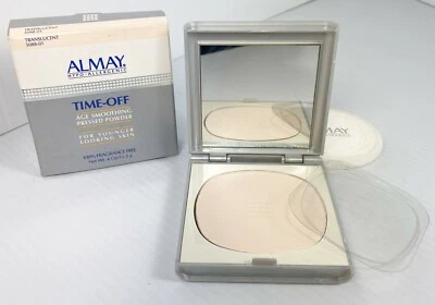 New in Box ALMAY TIME OFF Age Smoothing Pressed Powder - Translucent **RARE! - Image 1 of 4