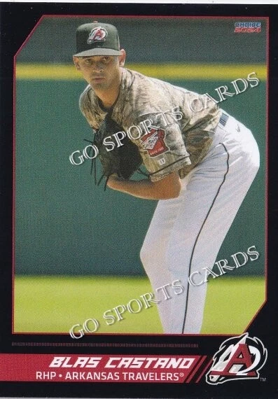 2024 Arkansas Travelers Blas Castano RC Rookie Mariners Minor Card - Image 1 of 1