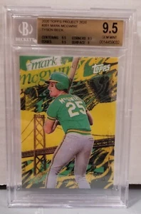2020 Topps Project 2020 Mark McGwire Tyson Beck BGS 9.5 Gem Mint Pop 7 PR 2,062 - Picture 1 of 2