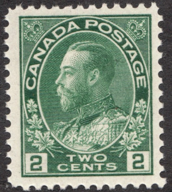 1922 Canada Sc# 107 -  2¢ KGV Admiral - MNH  - Image 1 of 1