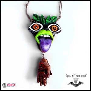 Hoodoo Ethnic Jewelry Tribal Pendant Voo Doo Amulet Hawaii Black Magic Hawaiian - Picture 1 of 24