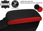 BLACK RED 2 TONE ARMREST LID LEATHER COVER FITS TOYOTA JZX 100 CHASER 96-00