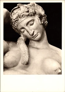 The Night, Tomb of Julien de Medicis by Michelangelo art Postcard - Picture 1 of 2
