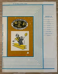 Rare 1965-66 Pittsburgh Steelers NFL book cover - Picture 1 of 3