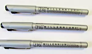 ZIG Millennium Black Fine Line Artists Drawing Pen, 0.3 x 3, - Picture 1 of 2
