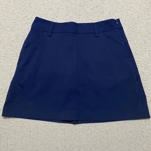 PUMA Womens sz 2 Skort Solid Blue Golf Tennis Outdoor Athletic Mini - Picture 1 of 8