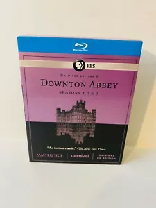 Downton Abbey Boxed Ltd Edition Blu-Ray 8 Discs Original UK Ed Seasons 1,2 &3 - Foto 1 di 4