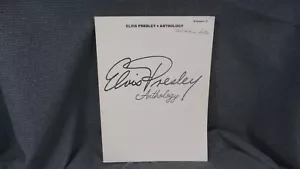 Elvis Presley Anthology 1978 Volume Two Paperback Sheet Music Book Hal Leonard - Picture 1 of 6
