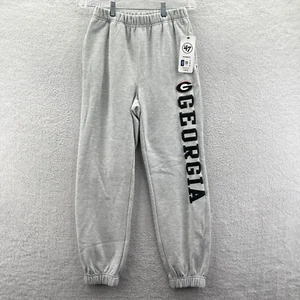 Georgia Bulldogs Sweatpants Small Womens 28x28 Gray '47 Soft Fleece Lined Jogger - Picture 1 of 13
