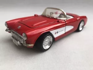 Sunnyside SS7708 1:24 Scale Red 1957 Chevrolet Corvette Diecast Model Car GC - Picture 1 of 14