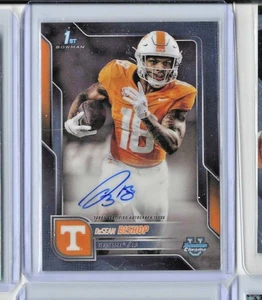 DeSean Bishop 2025 Bowman Chrome U Bowman 1st Auto Autograph Tennessee  - Bild 1 von 2