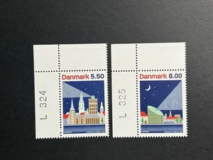 GANDG Briefmarken Dänemark #1428-1429 Satz postfrisch OG - Bild 1 von 2