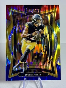 2024 Panini Select JUSTIN FIELDS #74 Concourse Red & Blue Shock Prizm - Picture 1 of 2