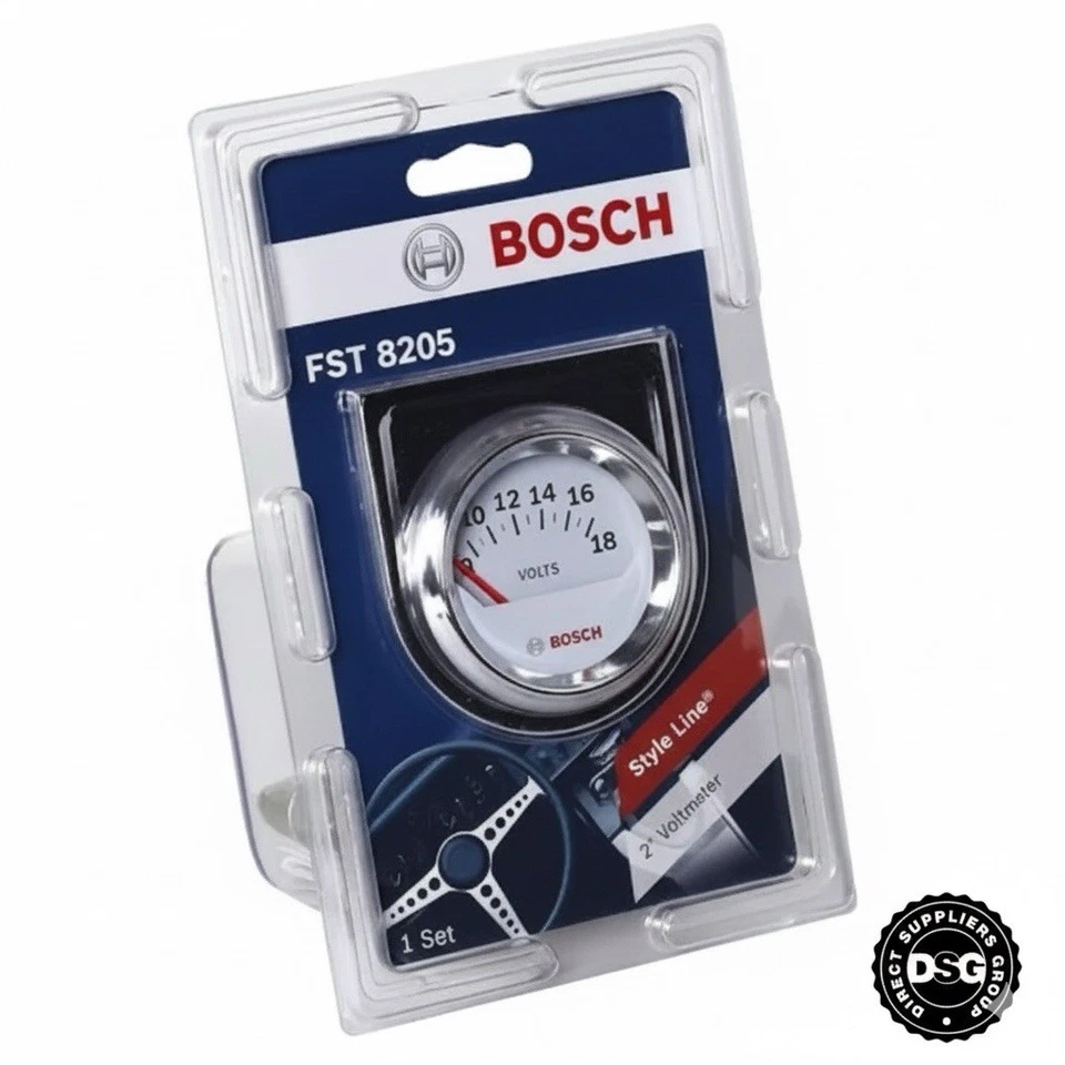 ¡¡Nuevo!! Bosch FST8205 2" Voltímetro Voltímetro Medidor Rápido Envío Gratis Foto 1 de 1