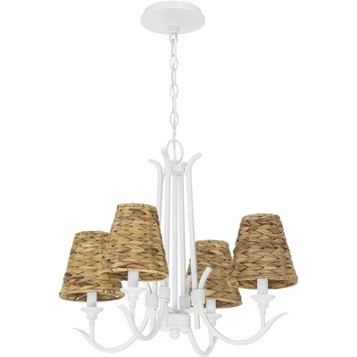 Craftmade 58324-MWW Kokomo Chandelier Matte White - Image 1 of 4
