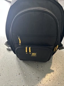 Ruggard Camera Bag Backpack with Black and Yellow Accents, Spacious and Durable - Picture 1 of 7